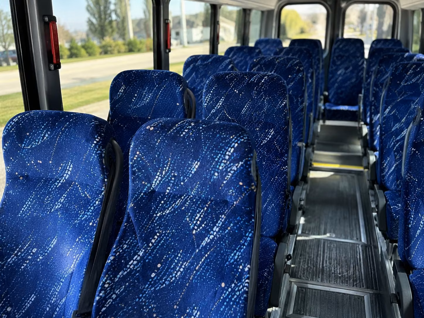 15 passenger minibus interior
