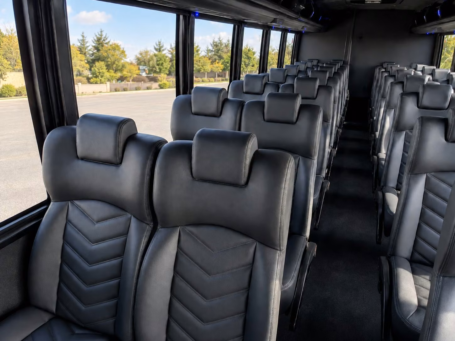 18 passenger minibus inside