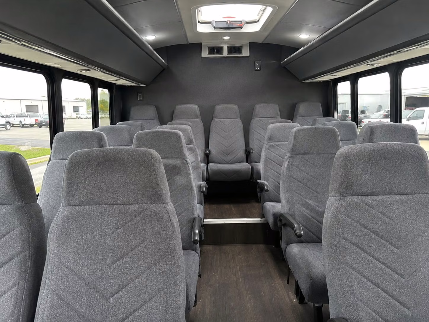 20 passenger minibus inside