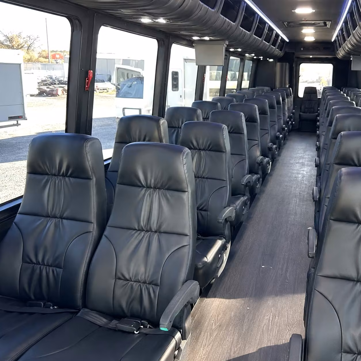 25 passenger minibus inside