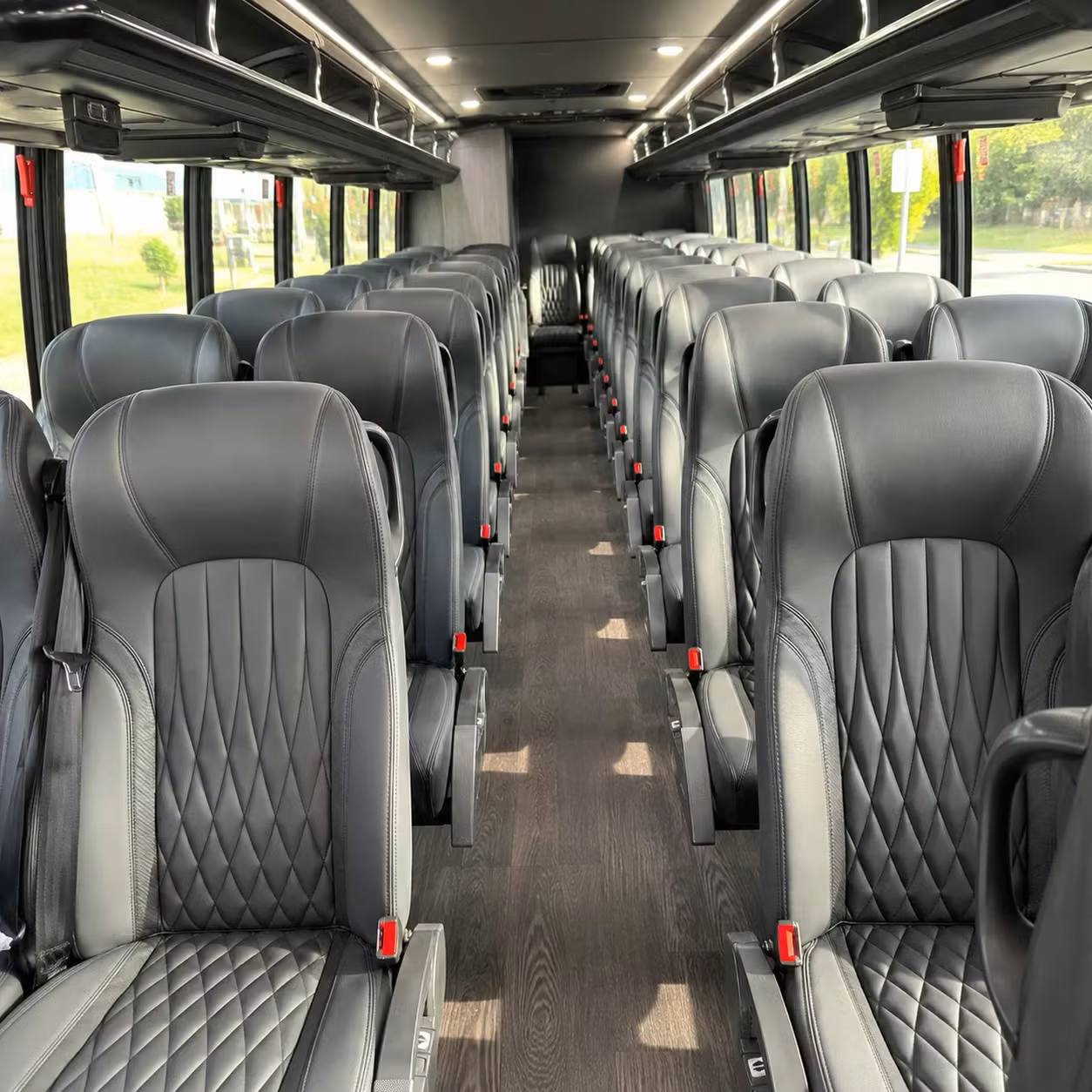 28 passenger minibus interior