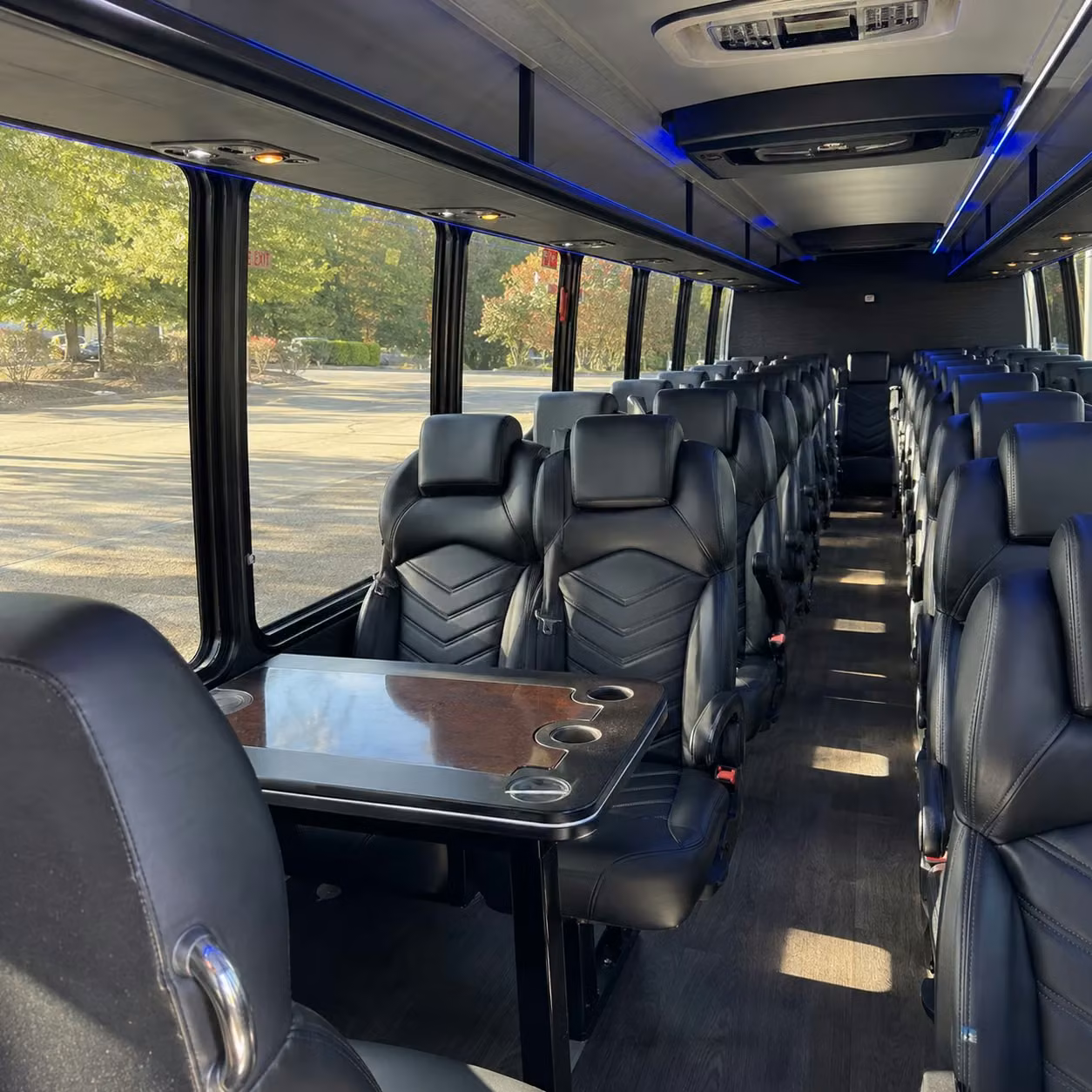30 passenger minibus inside