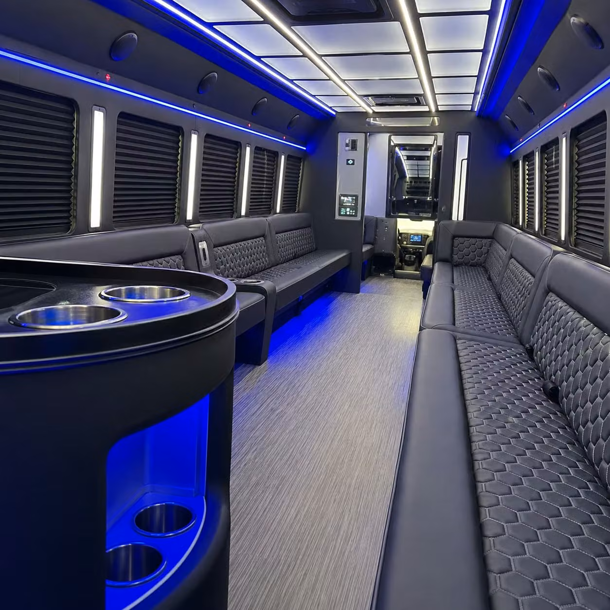 party bus interior