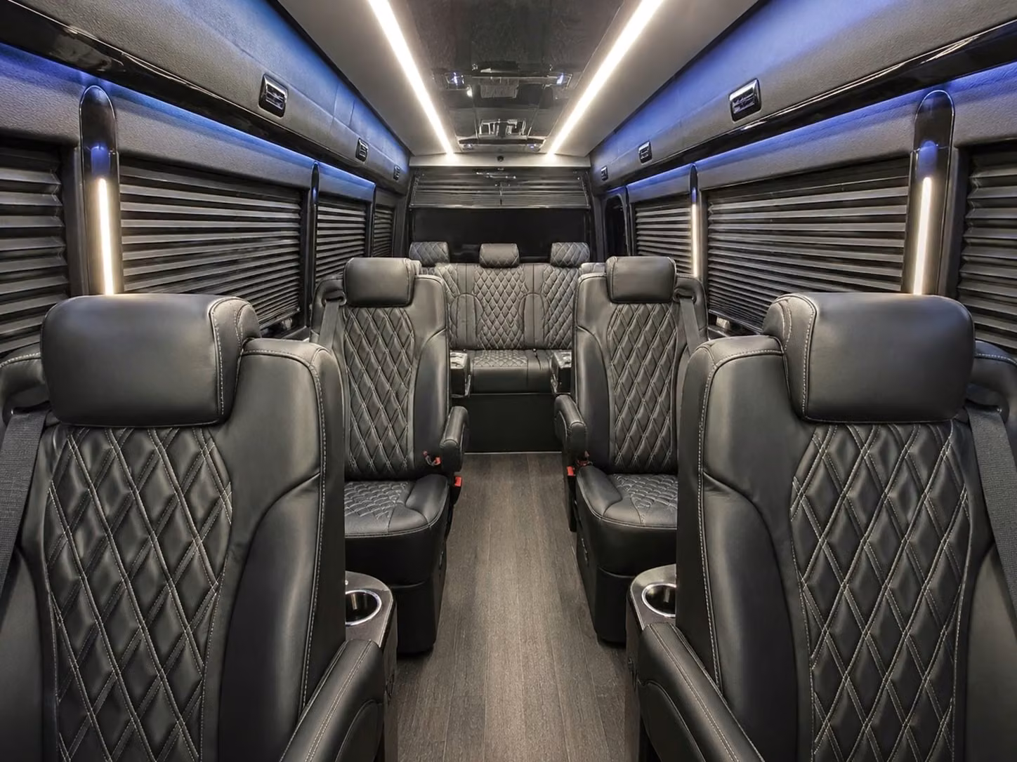 sprinter van with driver inside