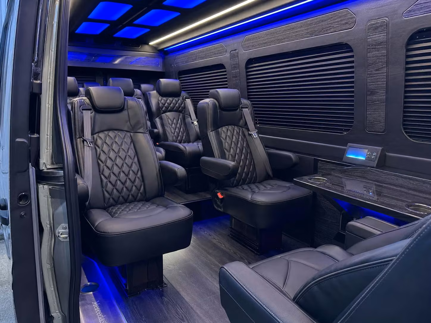 sprinter van with driver interior